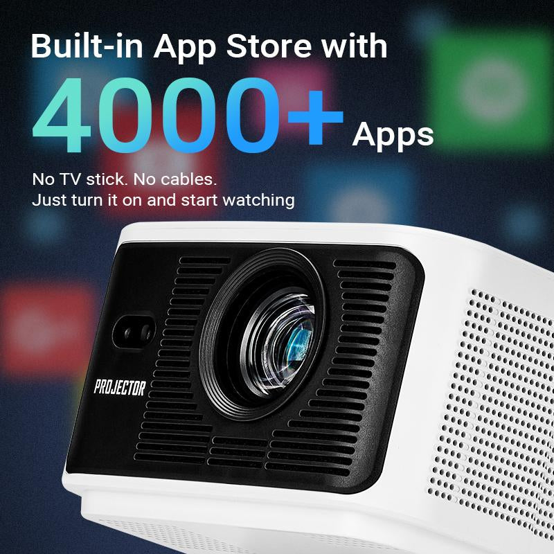 HY350MAX 500ANSI Gaming Projector Native 1080P 8K Decoding Wifi6 BT5.4 Auto Focus 4Ms Latency Ultra Short Throw Home Cinema Projector