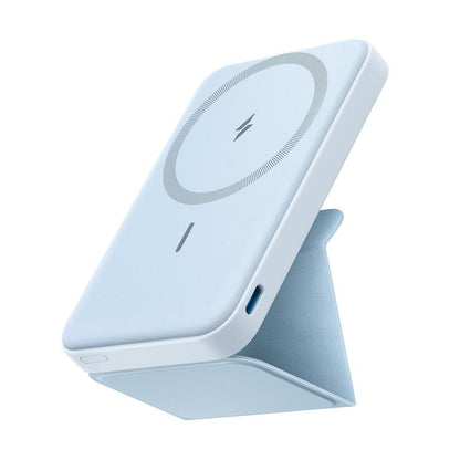 [Limited Offer]Anker 622 Magnetic Battery Maggo, 5,000Mah Foldable Wireless Power Bank with Stand and USB-C Port, Compatible for Iphone 16/15/14/13/12