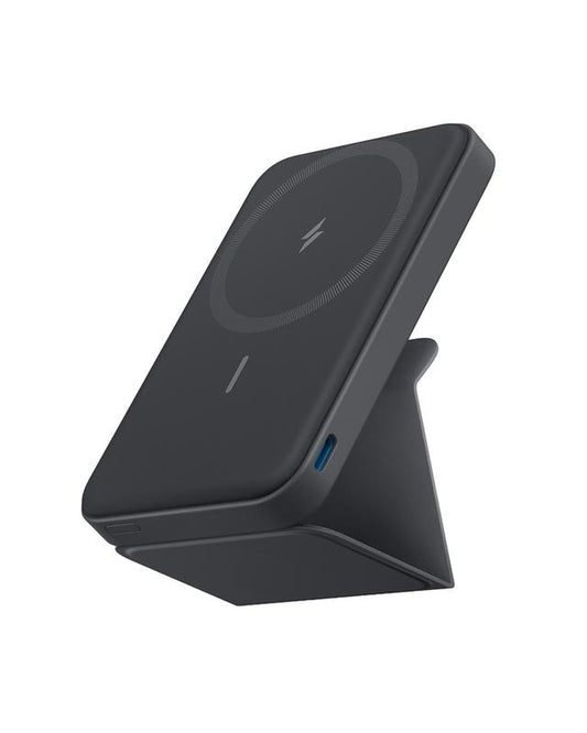 [Limited Offer]Anker 622 Magnetic Battery Maggo, 5,000Mah Foldable Wireless Power Bank with Stand and USB-C Port, Compatible for Iphone 16/15/14/13/12