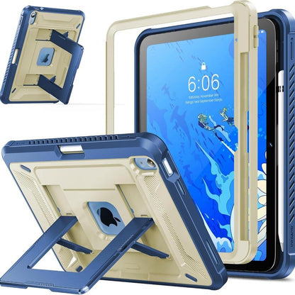 INFILAND Case for Ipad A16 11Th Gen 11 Inch 2025 & 10Th Gen 10.9 Inch 2022 Heavy Duty Rugged Shockproof Cover with Kickstand & Apple Pencil Holder